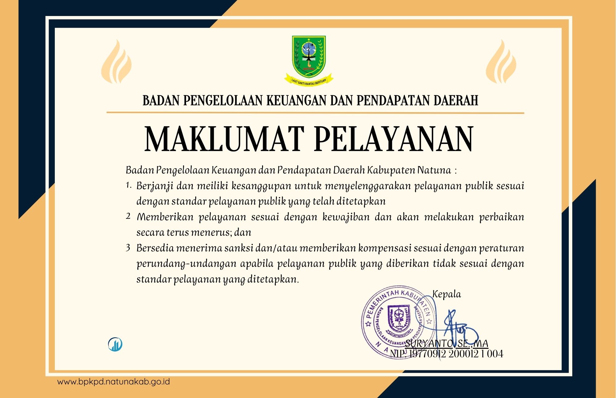 Maklumat Pelayanan